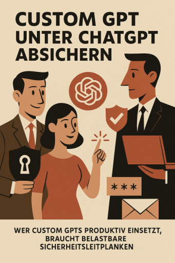 Custom-GPT Absicherung – Illustration